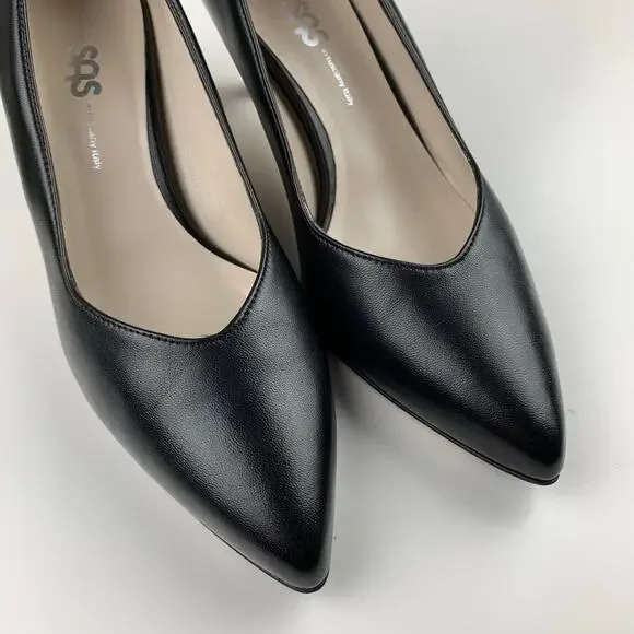 SAS Black Women's Heels - Picture 4 of 11